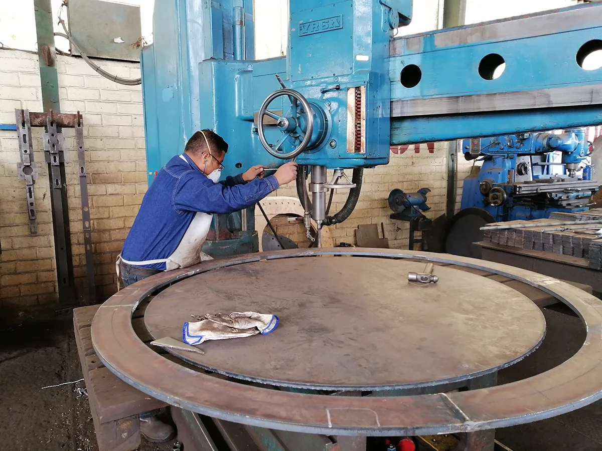 Industria-Acero-Andes-Mecanizados-Taladro-Radial